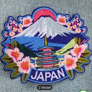 Colorful Japan Embroidered Patch